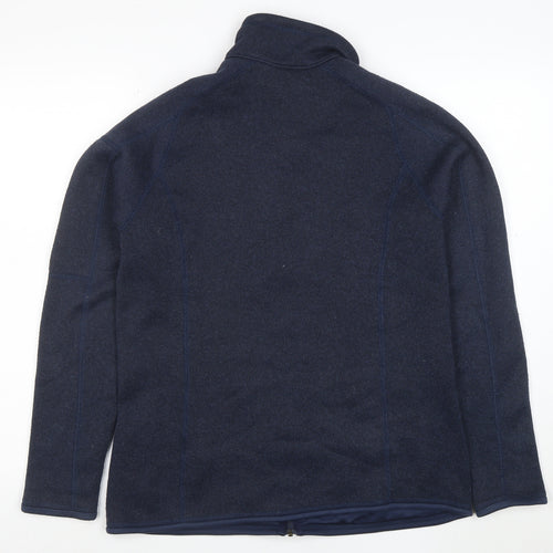 Patagonia Women's Blue Full Zip Fleece Jacket Size L