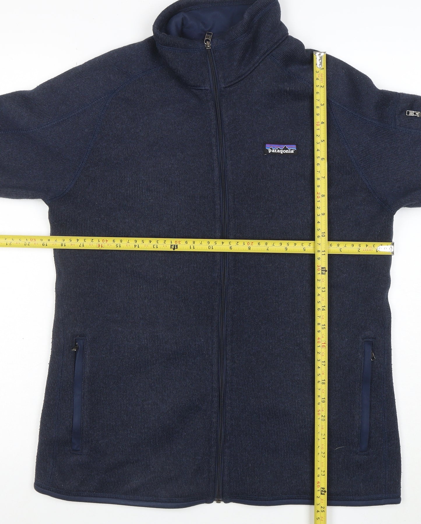 Patagonia Women's Blue Full Zip Fleece Jacket Size L