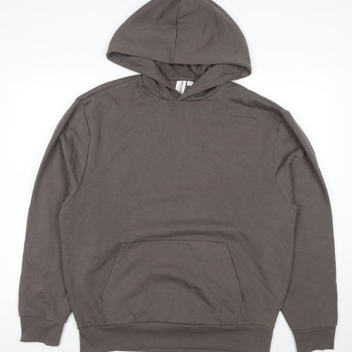 Collusion Men's Brown Pullover Hoodie Size M Regular Fit