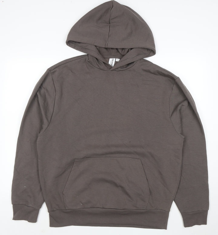 Collusion Men's Brown Pullover Hoodie Size M Regular Fit