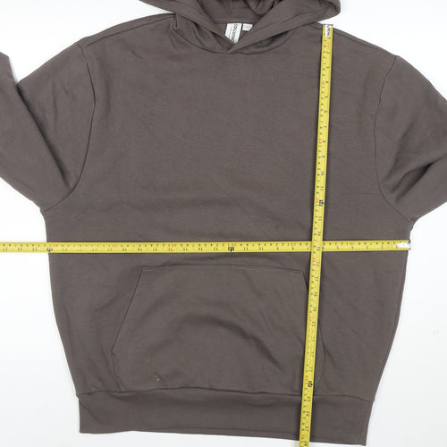 Collusion Men's Brown Pullover Hoodie Size M Regular Fit