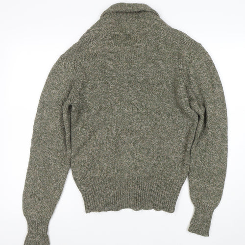Boston Traders Men's Green Wool Roll Neck Jumper Sz S