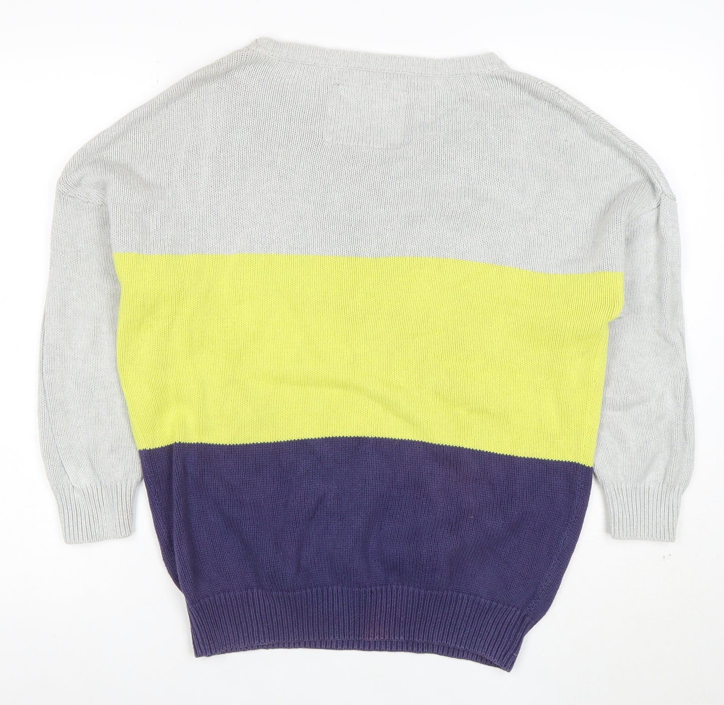 Jack Wills Women’s Multicoloured Cotton Knit Jumper Size 14