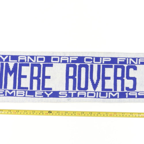 Tranmere Rovers FC Blue White Knit Football Scarf Wembley 1991 Mens