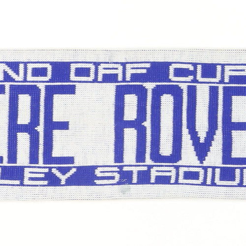 Tranmere Rovers FC Blue White Knit Football Scarf Wembley 1991 Mens