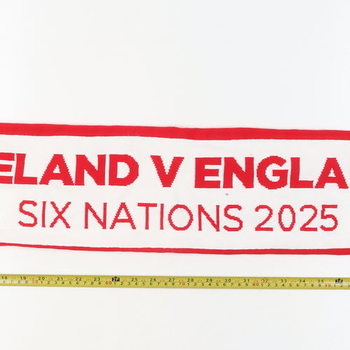 Venatour Ireland v England Six Nations 2025 Red White Men's Scarf