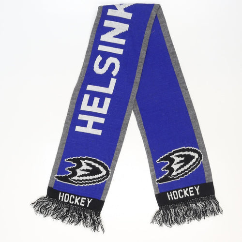 Reebok Men's Blue Grey NHL Premiere Helsinki 2011 Knitted Hockey Scarf