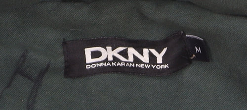 DKNY Men's Green Medium Thermo Regulated Motorcycle Jacket