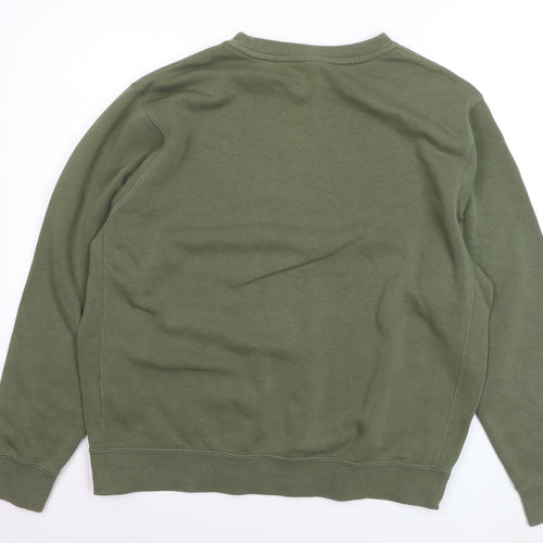Nike Men's Green Pullover Crew Neck Sweatshirt Size L