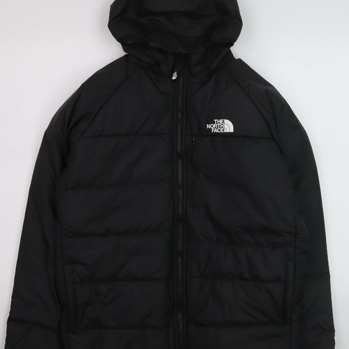 The North Face Boys Black Hooded Puffer Jacket XL Winter Insulated Coat