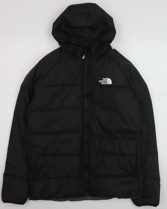 The North Face Boys Black Hooded Puffer Jacket XL Winter Insulated Coat