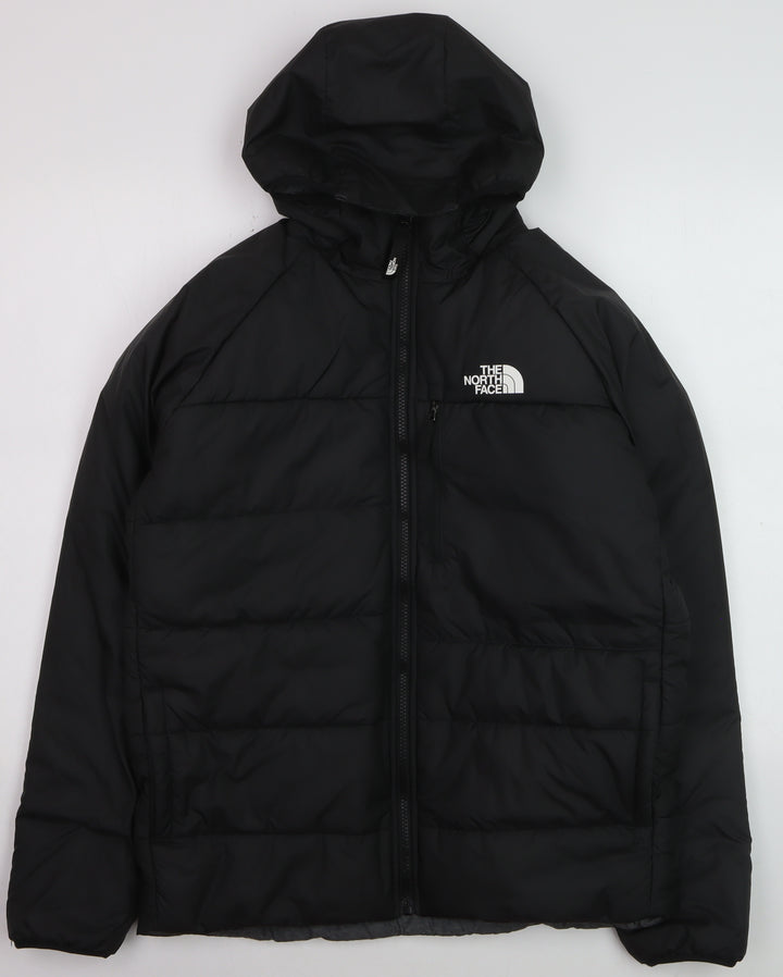 The North Face Boys Black Hooded Puffer Jacket XL Winter Insulated Coat