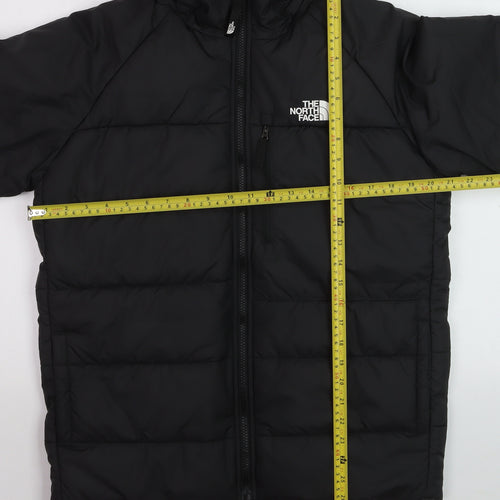 The North Face Boys Black Hooded Puffer Jacket XL Winter Insulated Coat