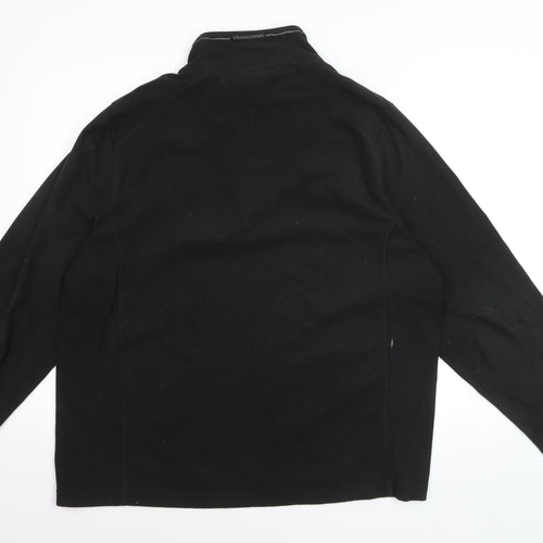 Craghoppers Men's Black XL Fleece 1/4 Zip Pullover Sweatshirt