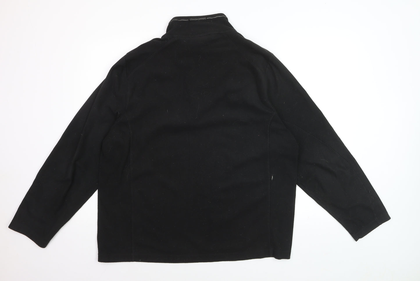 Craghoppers Men's Black XL Fleece 1/4 Zip Pullover Sweatshirt