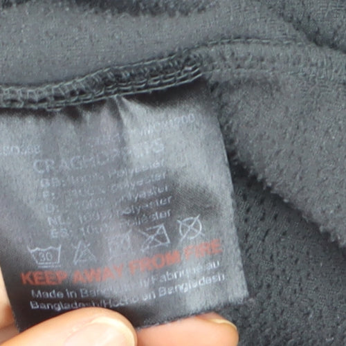 Craghoppers Men’s Black XL Fleece 1/4 Zip Pullover Sweatshirt