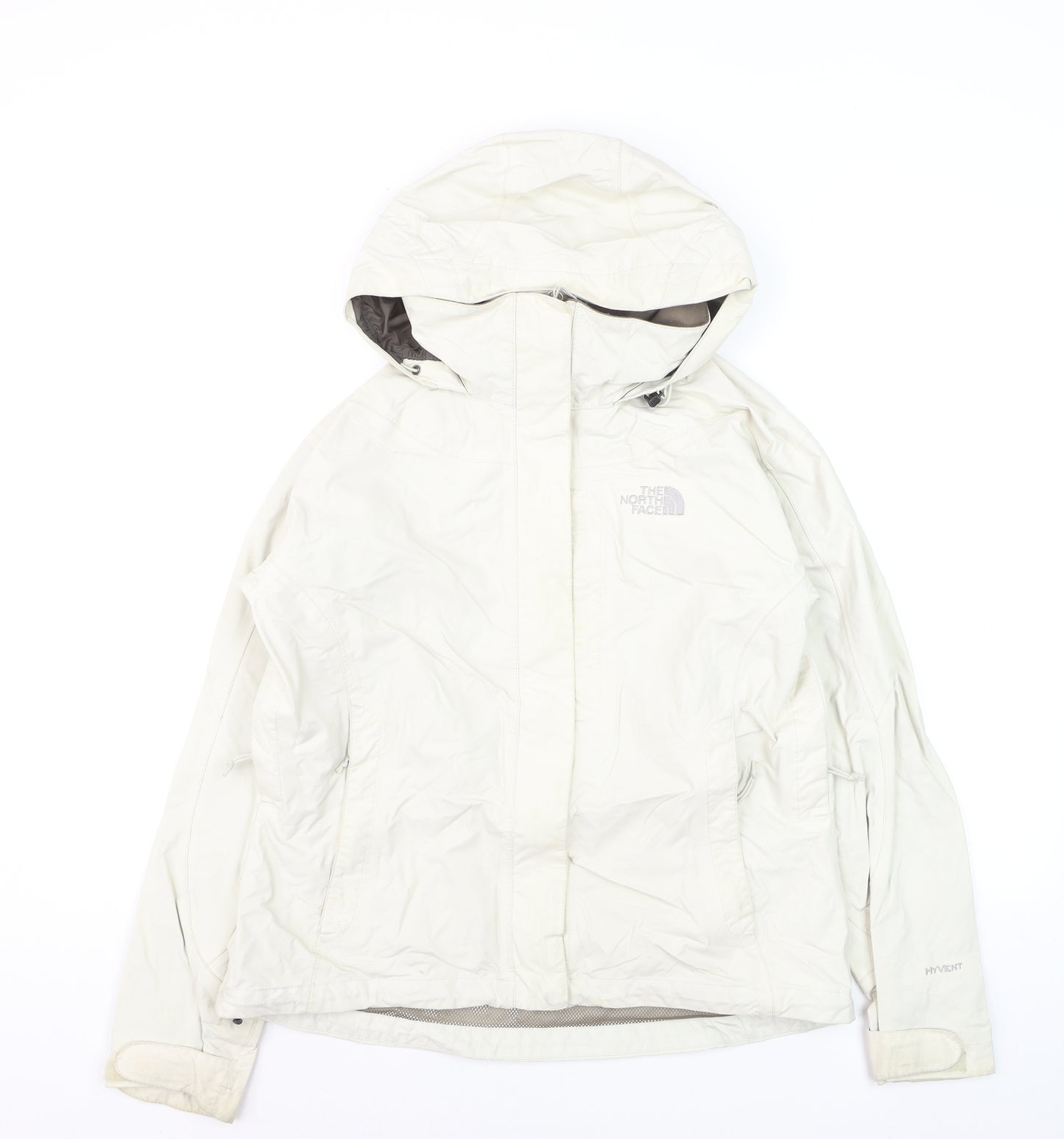 The North Face Women’s Ivory Waterproof Hooded Rain Jacket Size S