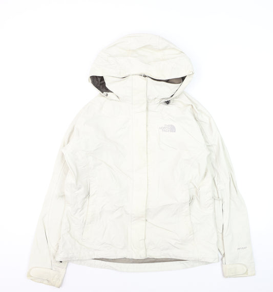 The North Face Women’s Ivory Waterproof Hooded Rain Jacket Size S