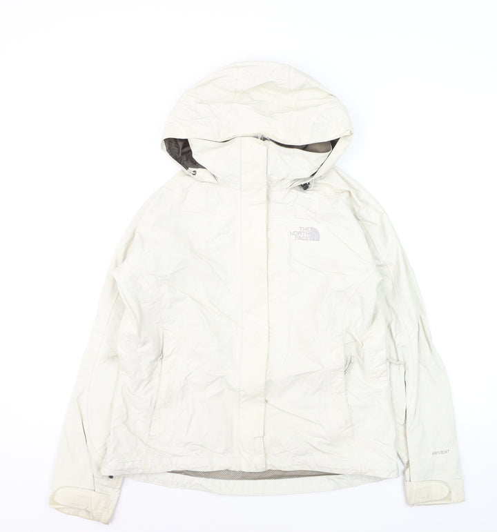 The North Face Women’s Ivory Waterproof Hooded Rain Jacket Size S