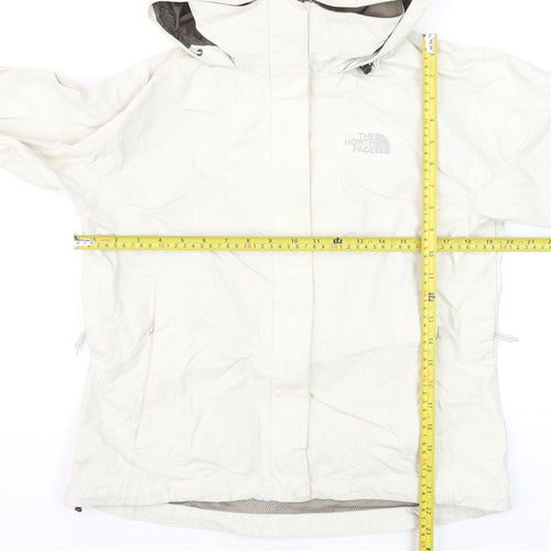 The North Face Women’s Ivory Waterproof Hooded Rain Jacket Size S