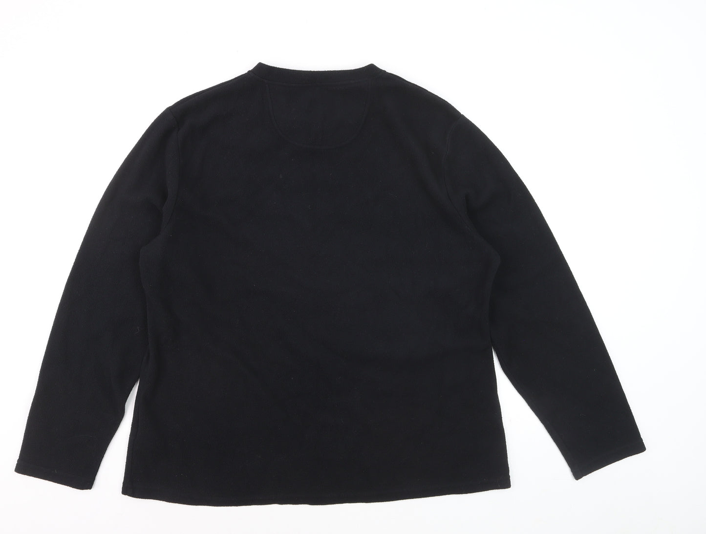 Peter Storm Womens Black Fleece Pullover Sweatshirt Size L