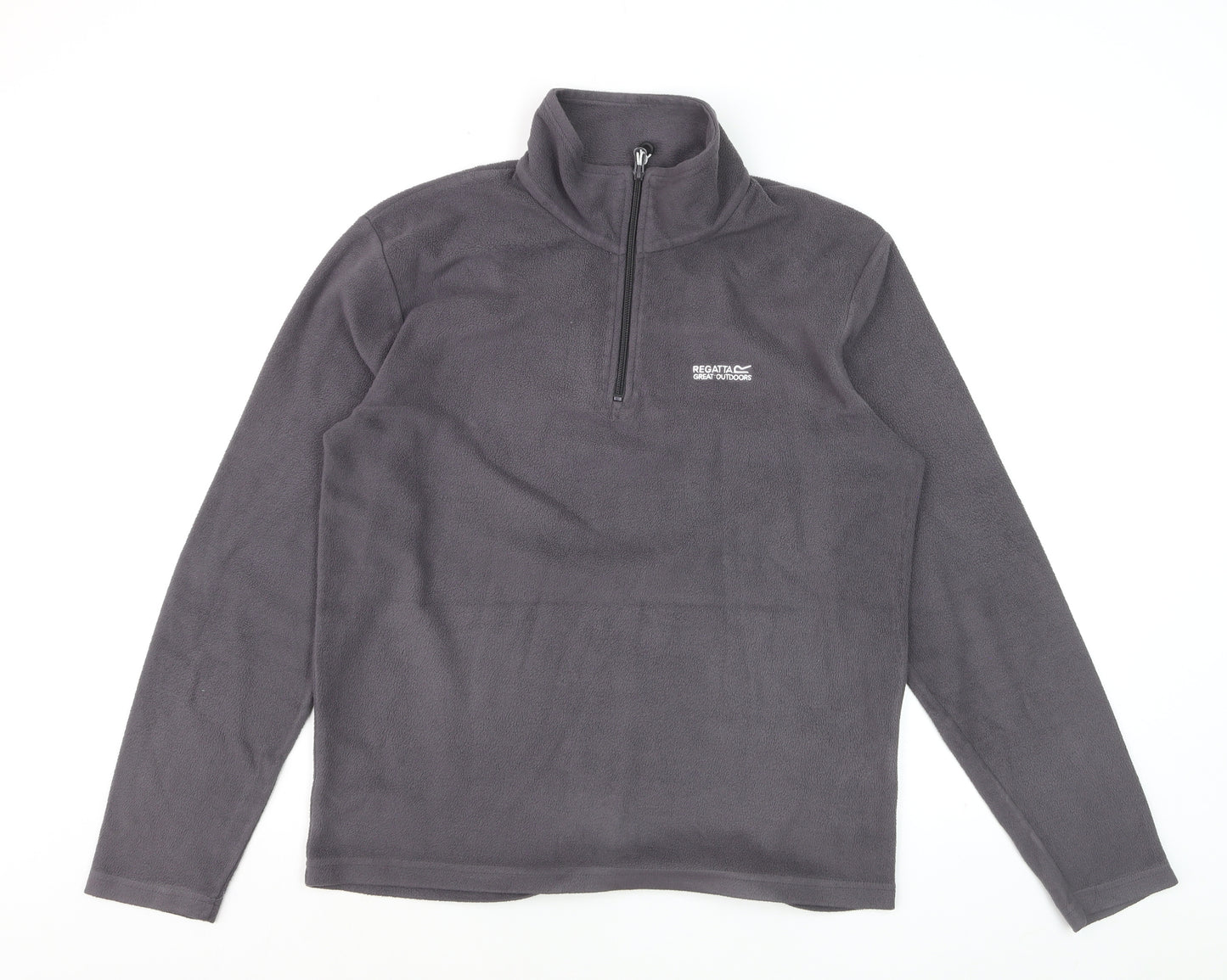 Regatta Men's Grey Fleece 1/2 Zip Pullover Sweatshirt M