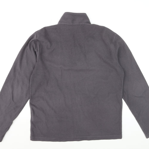 Regatta Men's Grey Fleece 1/2 Zip Pullover Sweatshirt M