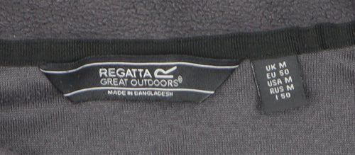 Regatta Men's Grey Fleece 1/2 Zip Pullover Sweatshirt M