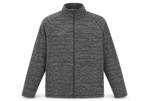 Front view of Mountain Warehouse Men’s Grey Full Zip Fleece Sweatshirt 2XL Outdoor