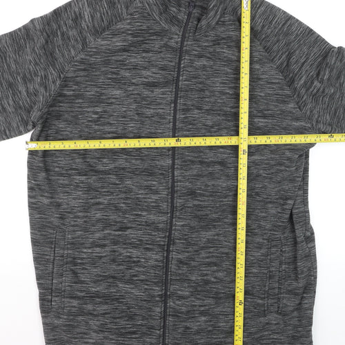 Mountain Warehouse Men’s Grey Full Zip Fleece Sweatshirt 2XL Outdoor