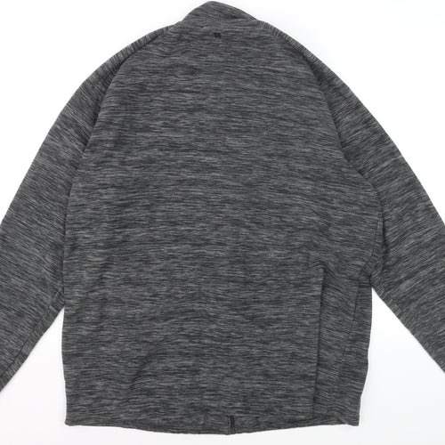 Mountain Warehouse Men’s Grey Full Zip Fleece Sweatshirt 2XL Outdoor