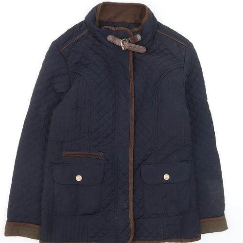 Bariloche Women’s Blue Quilted Mid-Length Jacket Size 12