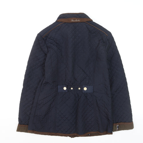 Bariloche Women’s Blue Quilted Mid-Length Jacket Size 12