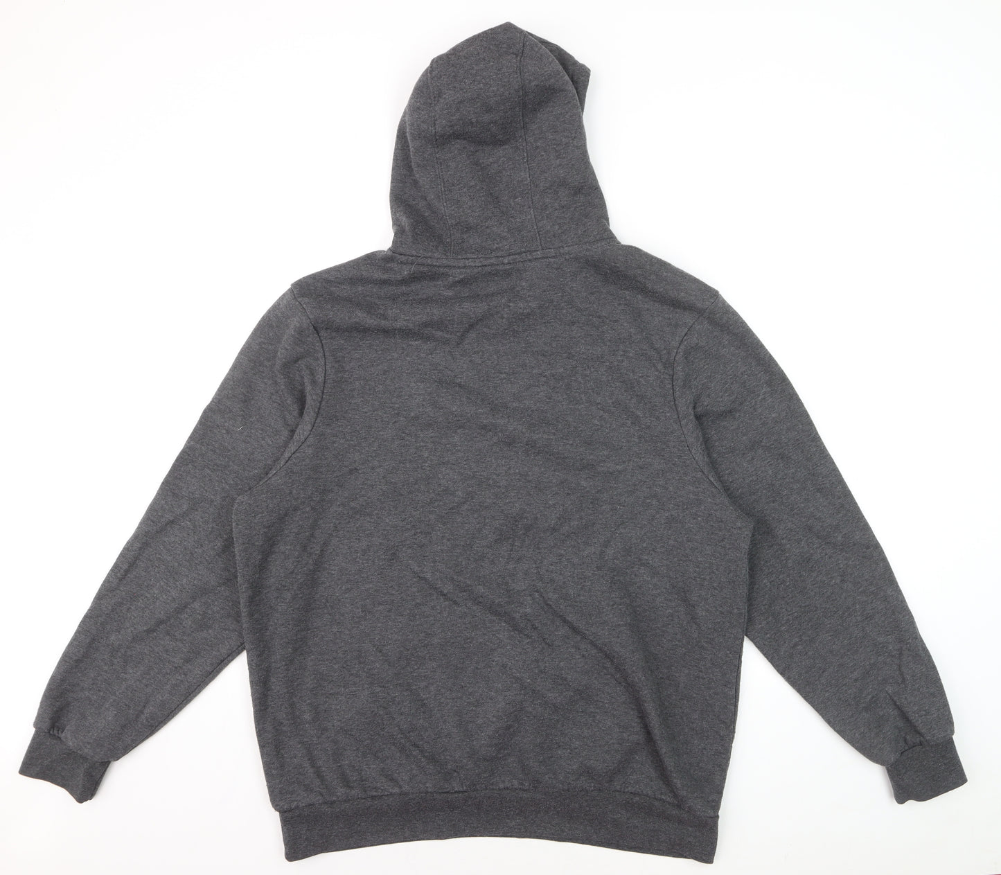 Slazenger Men’s Grey Pullover Hoodie L Fleece Lined Logo