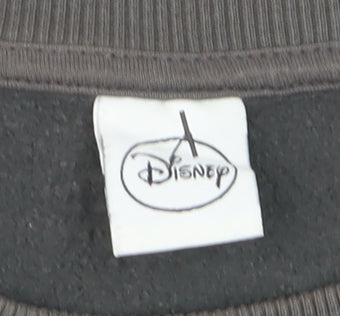 Disney by Very Women's Grey Mickey Mouse Crew Neck Sweatshirt Size M
