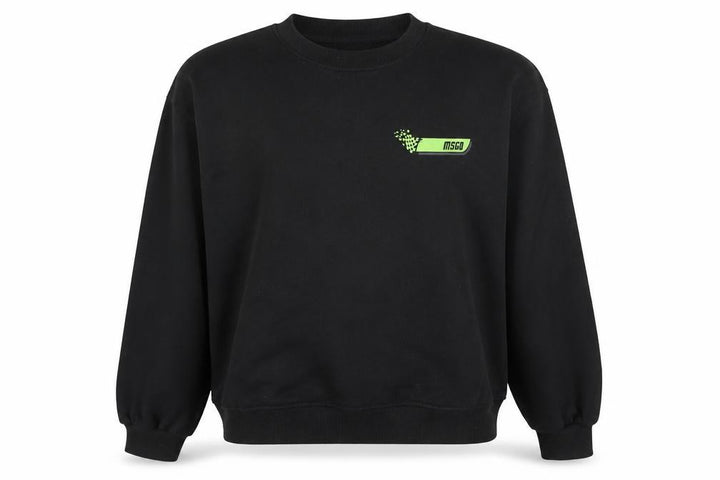 Missguided Unisex Black Graphic Print Pullover Sweatshirt Size 14