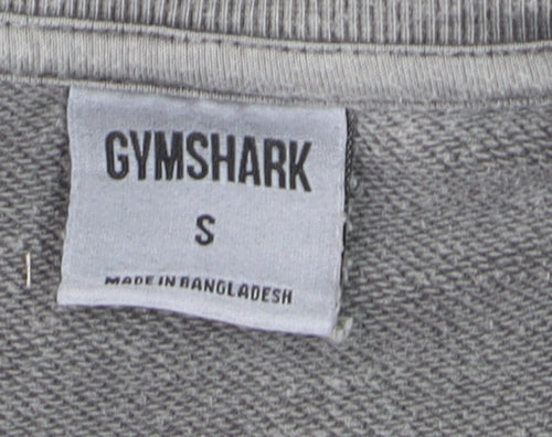 Gymshark Men's Grey 1/4 Zip Pullover Sweatshirt Size S