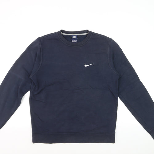 Nike Men's Blue Crew Neck Pullover Sweatshirt M