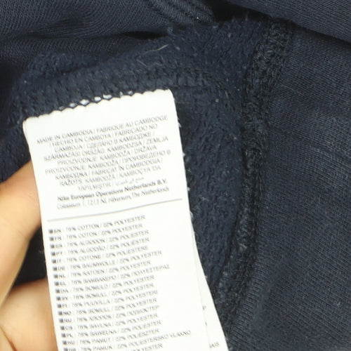 Nike Men's Blue Crew Neck Pullover Sweatshirt M