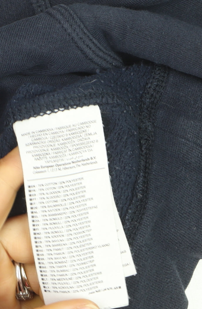 Nike Men's Blue Crew Neck Pullover Sweatshirt M