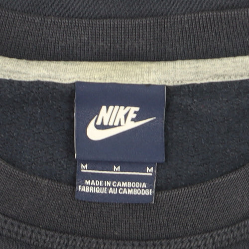 Nike Men's Blue Crew Neck Pullover Sweatshirt M