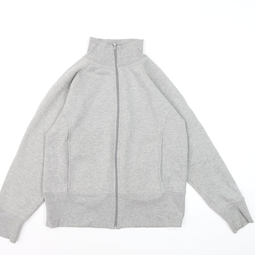 Bonmarché Men's Grey Full Zip Fleece Sweatshirt Size M