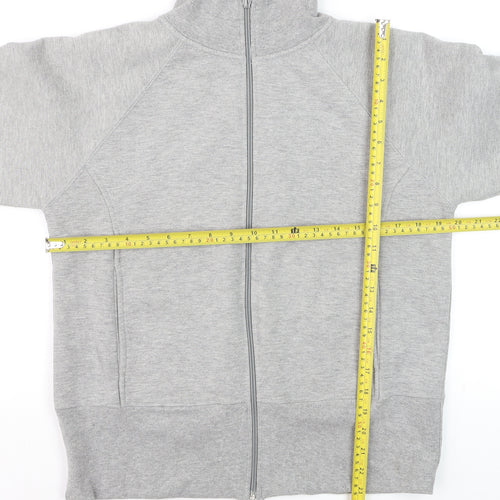 Bonmarché Men's Grey Full Zip Fleece Sweatshirt Size M