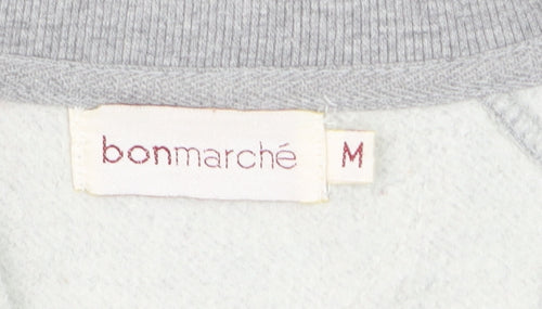 Bonmarché Men's Grey Full Zip Fleece Sweatshirt Size M