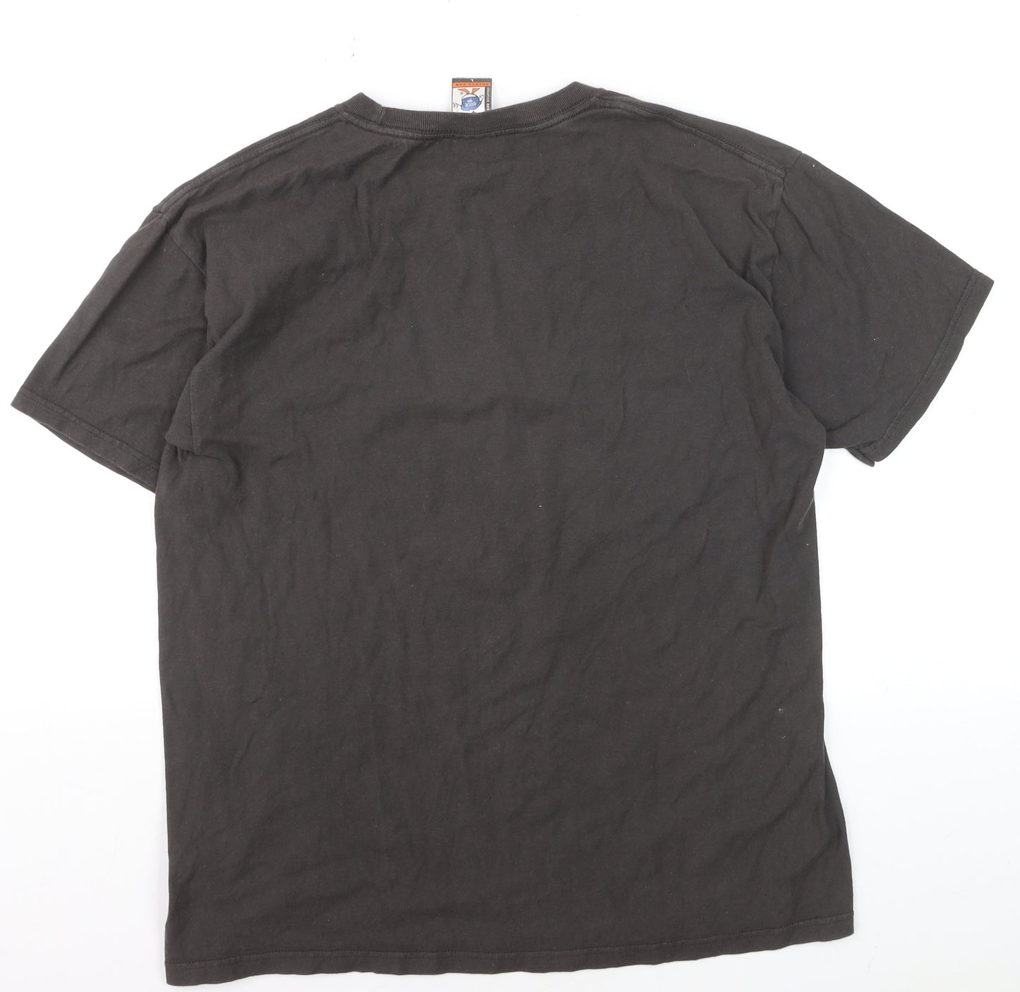 The Duck Co Men's Black Graphic T-Shirt L All Moosed Up Funny Cotton