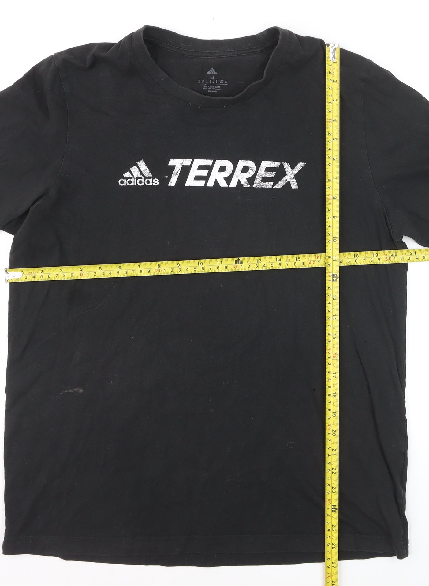 Adidas Terrex Men's Black Medium Sports Graphic T-Shirt