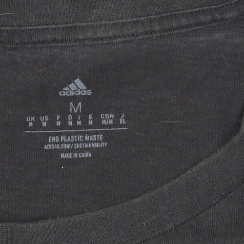 Adidas Terrex Men's Black Medium Sports Graphic T-Shirt