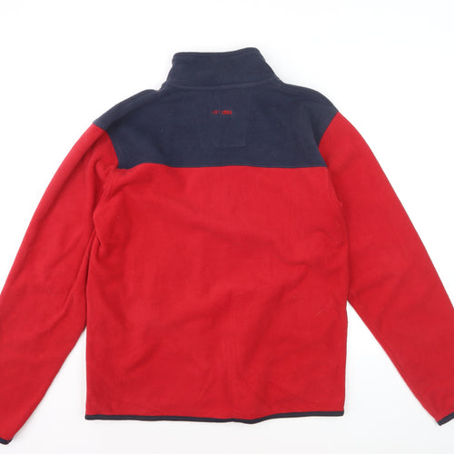 Blue Harbour Men's Red Full Zip Fleece Sweatshirt Size S
