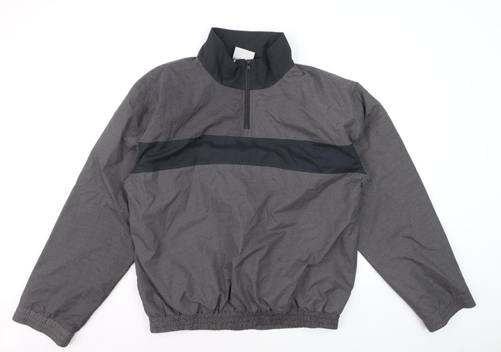 Tour Ready Men's Grey L 1/4 Zip Lightweight Lined Jacket