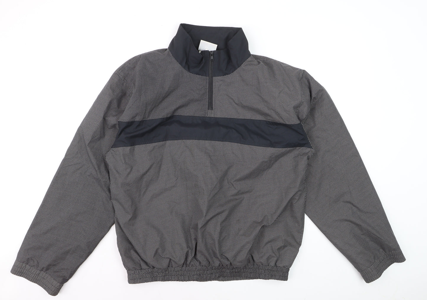 Tour Ready Men's Grey L 1/4 Zip Lightweight Lined Jacket